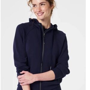 Spanx airessentials zip up hoodie and wide leg pant set